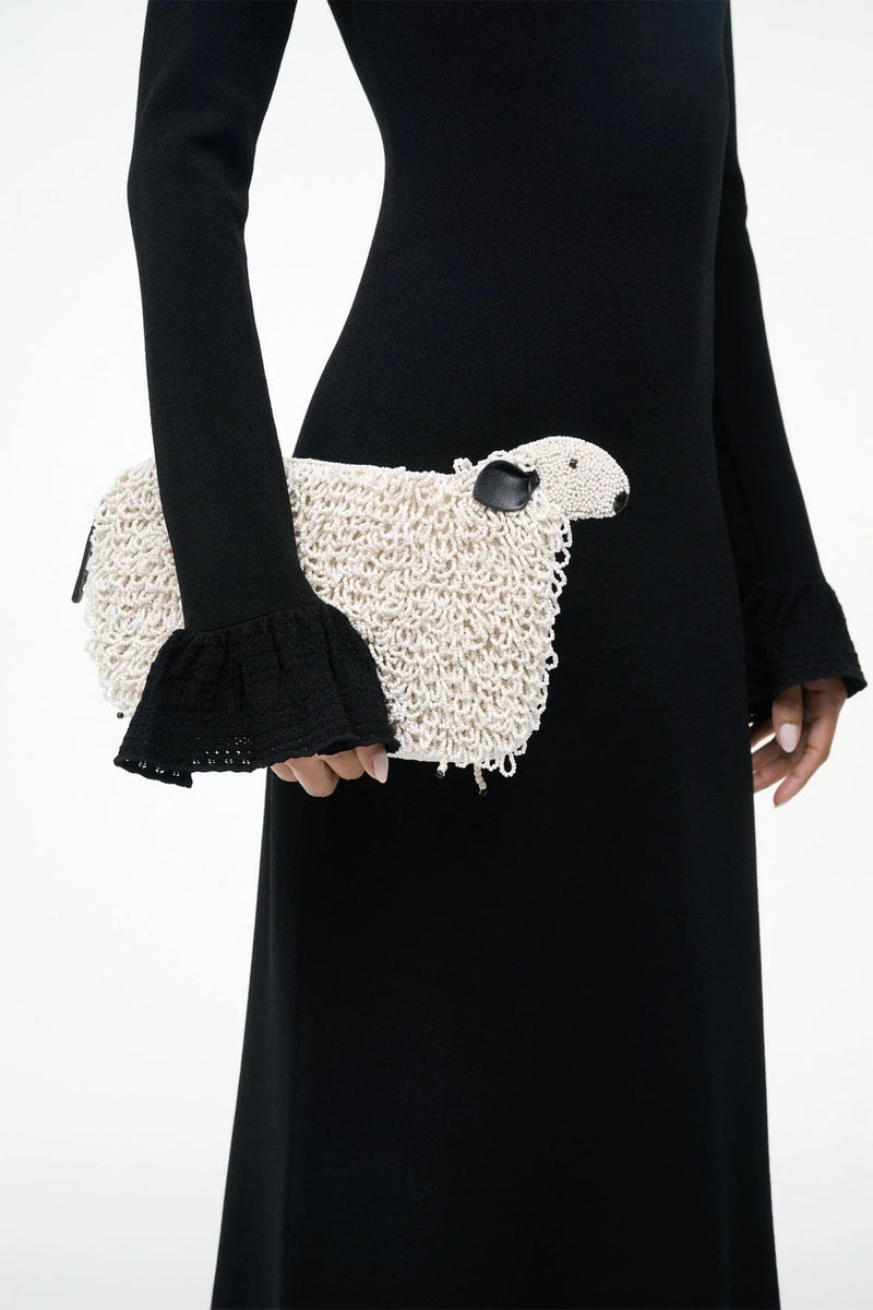 Dolly Beaded Clutch