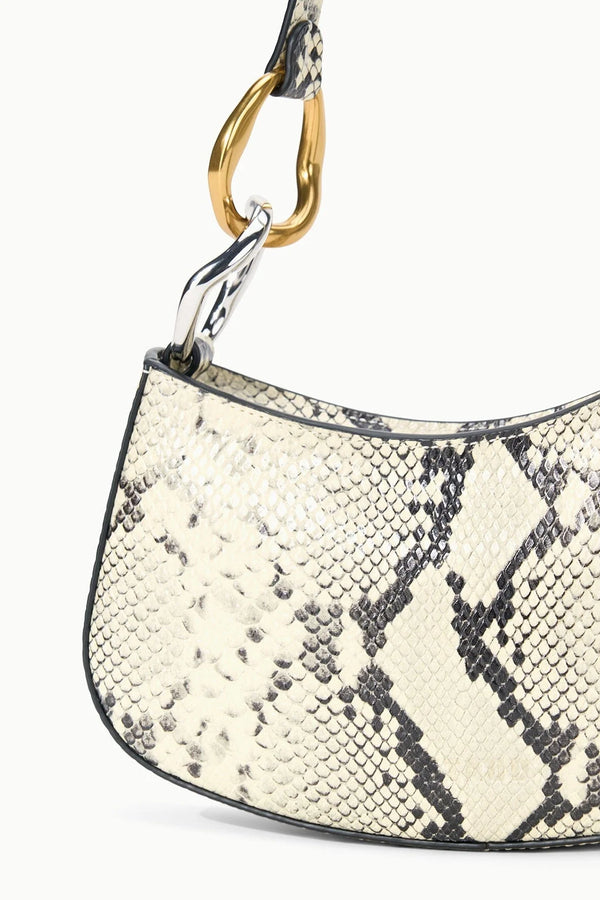Ollie Bag - White Snake