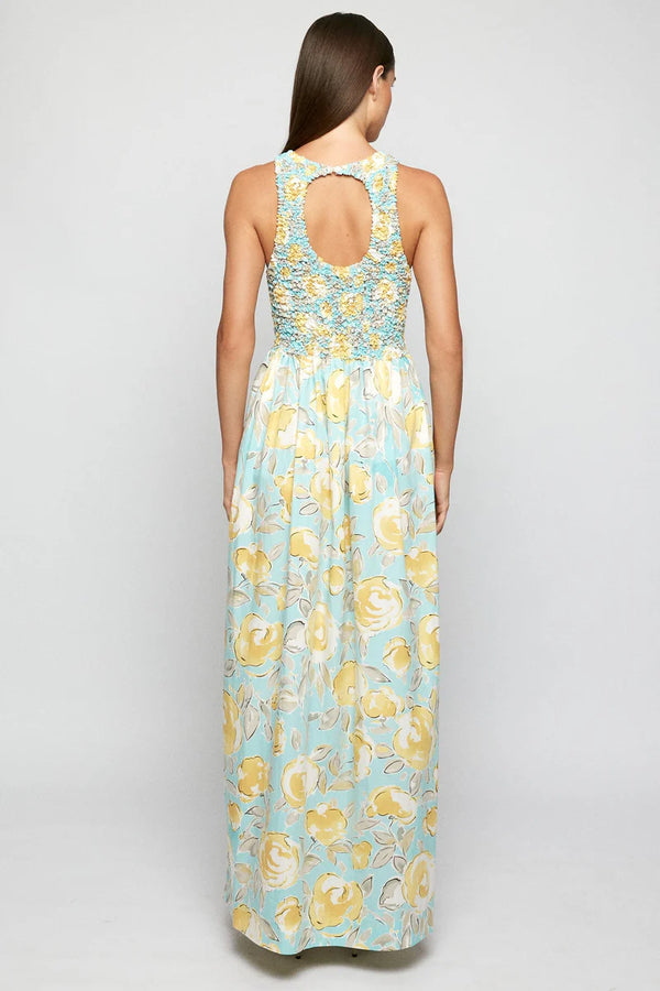 Two Tier Maxi- Yellow Rose