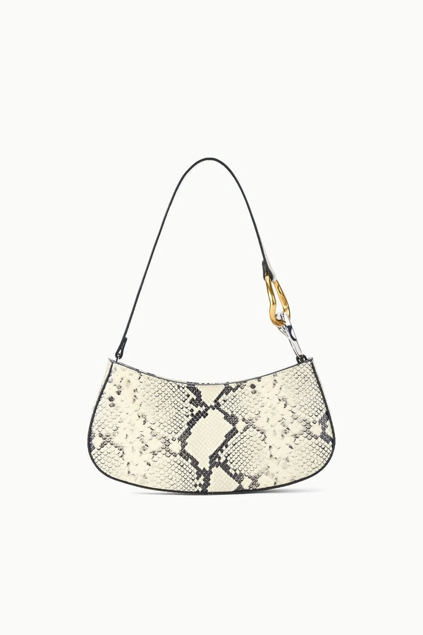 Ollie Bag - White Snake