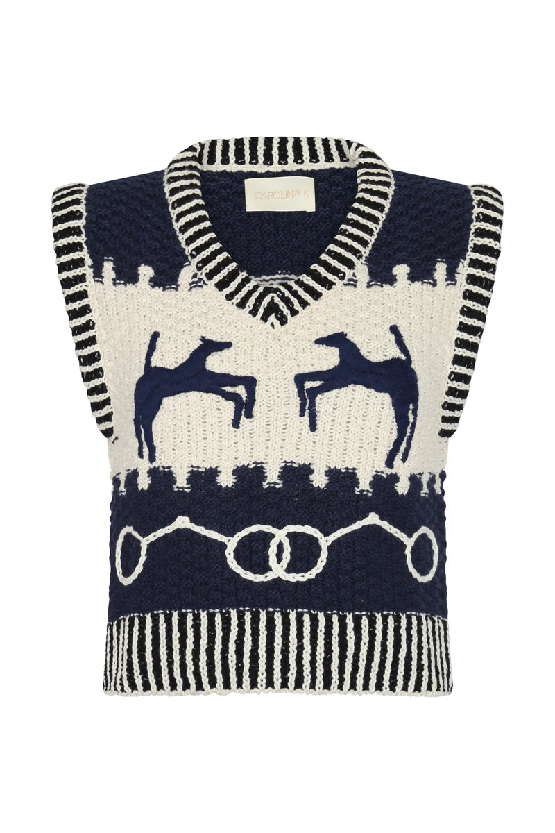 Fox Vest - Navy