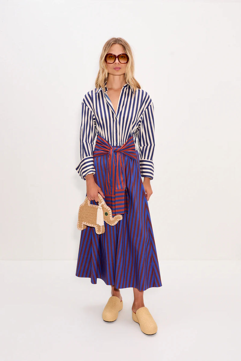 Inna Maxi Dress- Cobalt Multi