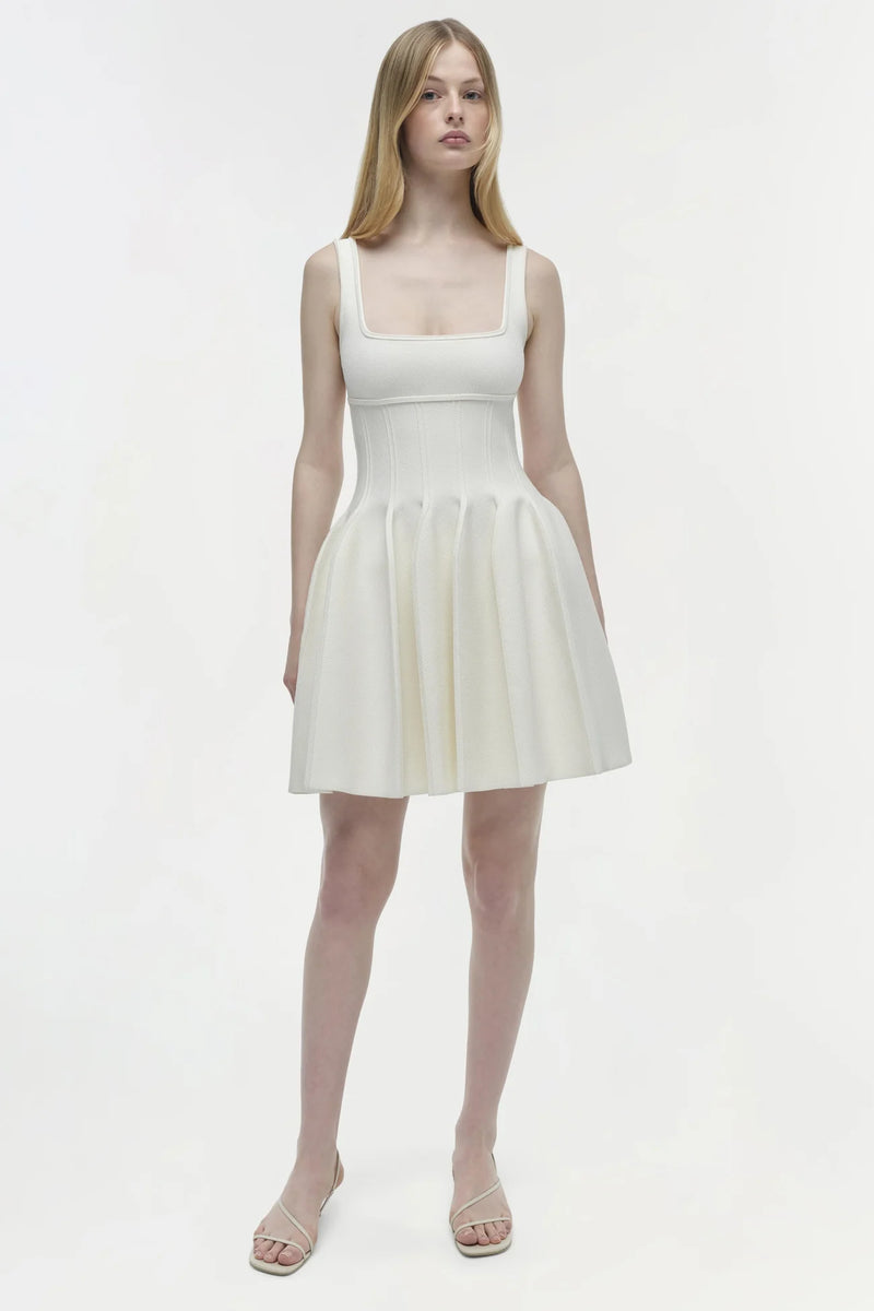 Elektra Mini Dress- Ivory