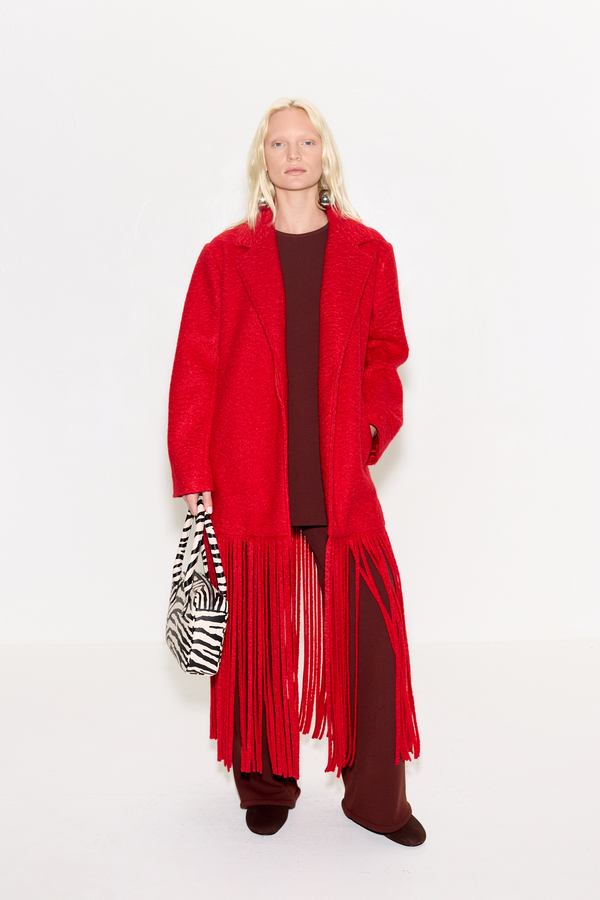 Vero Fringe Coat