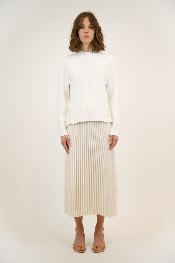 Valor Midi Skirt - Ivory