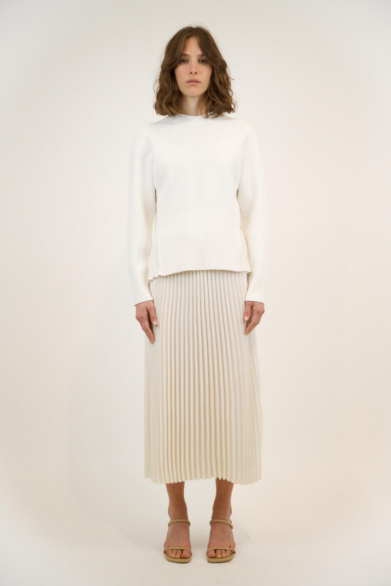 Valor Midi Skirt - Ivory