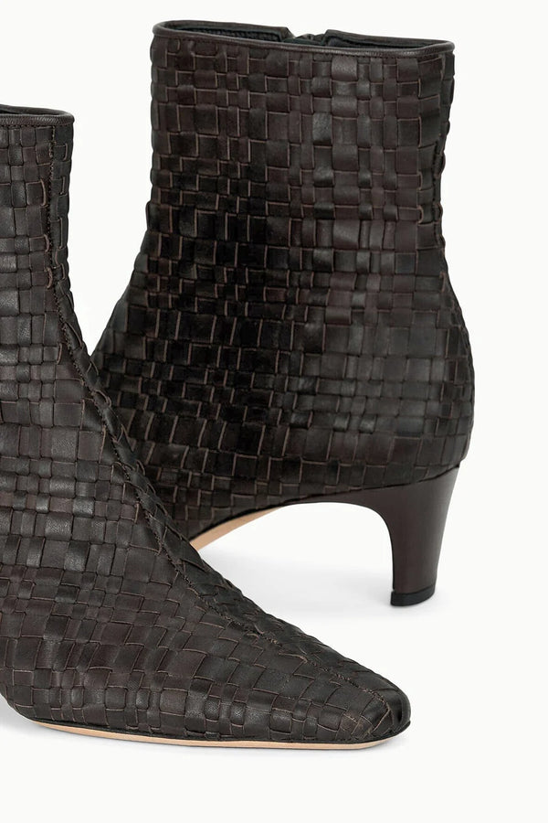 Wally Ankle Boot - Woven Espresso
