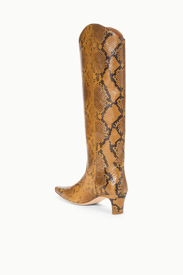 Western Wally Boot - Snake