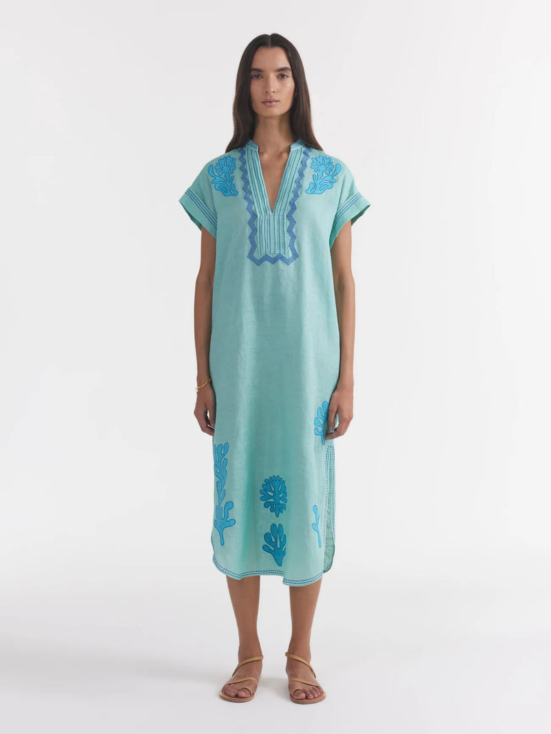 Aree Kaftan - Seafoam