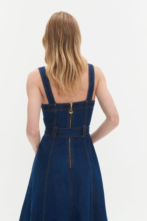 Gianna Denim Midi Dress