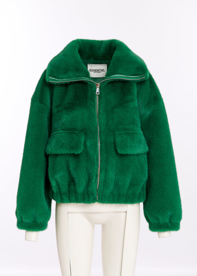 Genz Fur Jacket- Hulk