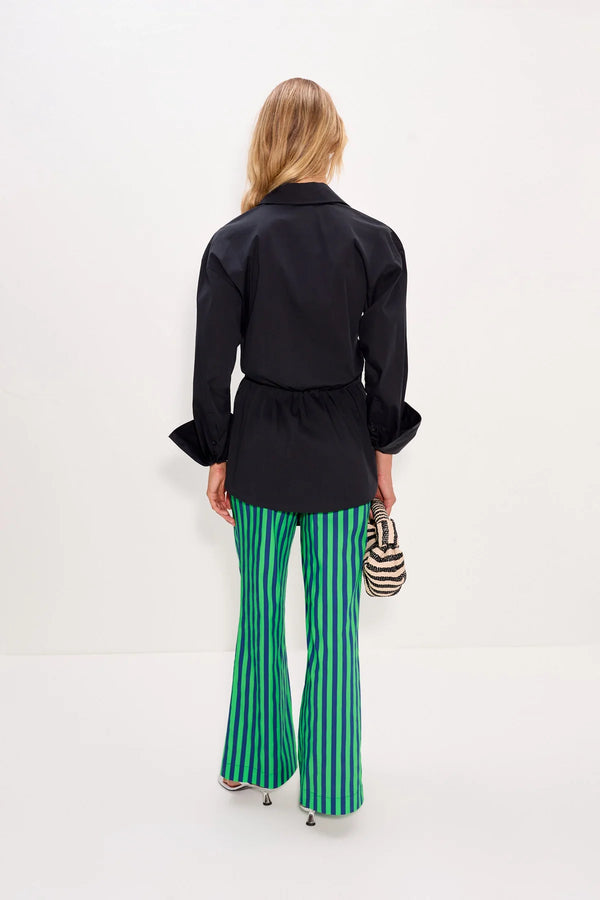 Inna Poplin Top- Black