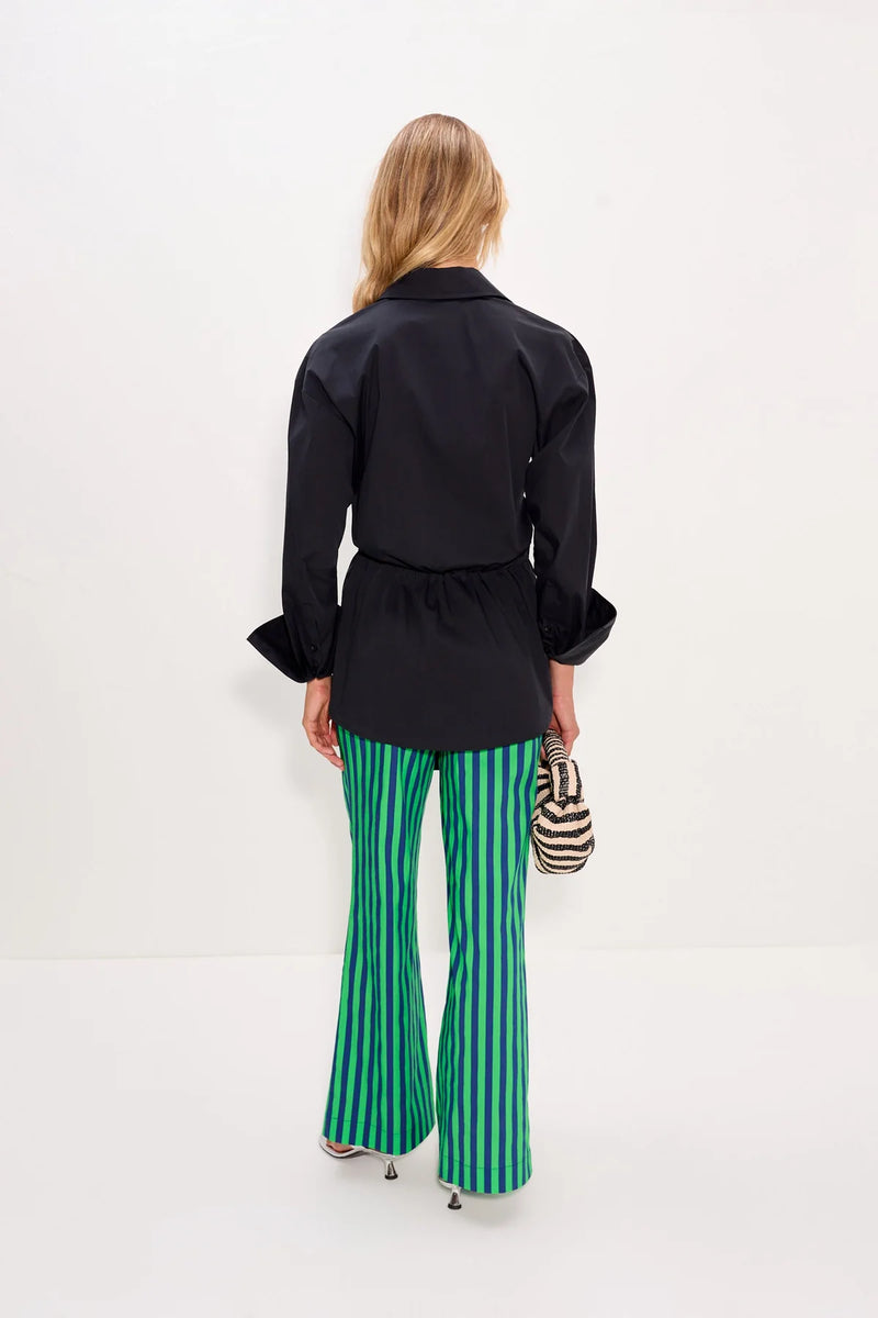 Inna Poplin Top- Black