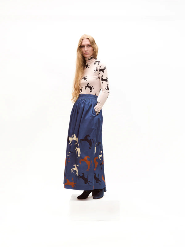 Viento Top-Black Cream