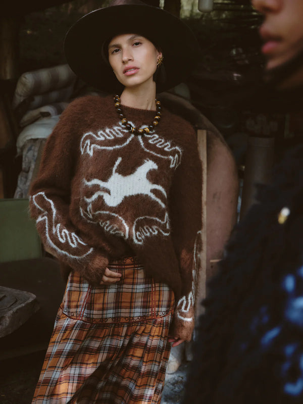 Folklore Sweater - Bwn