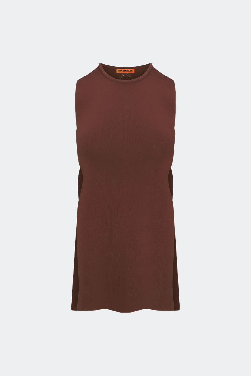 Canoga Knit Top - Choco Brown