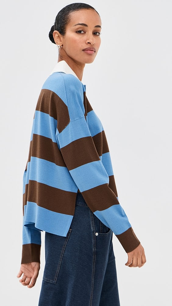 Carson Rugby Polo - Blue