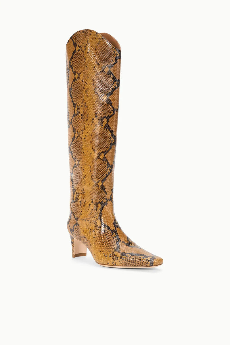 Western Wally Boot - Snake