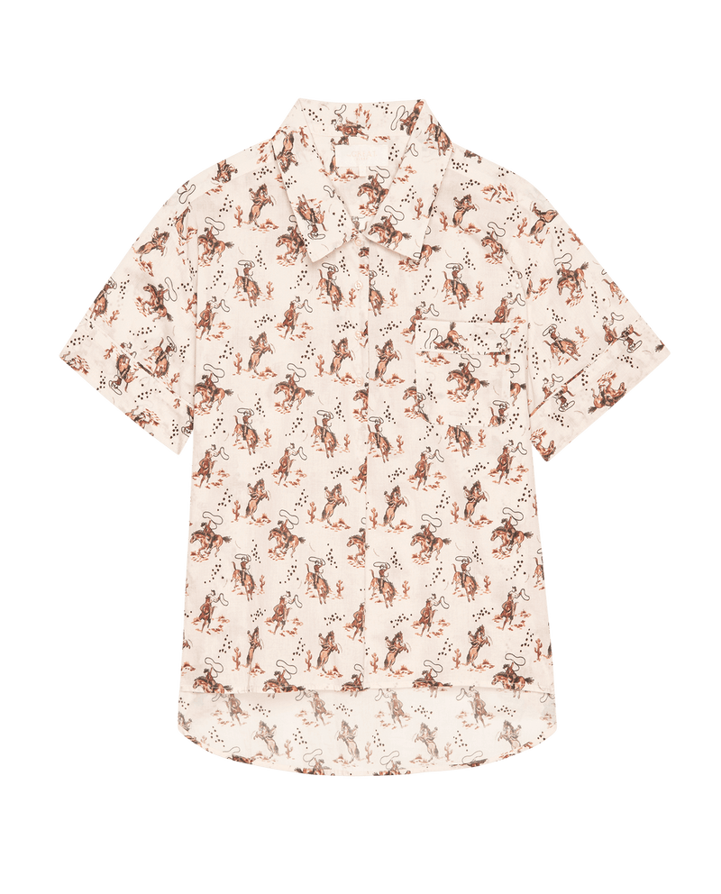 The SS PJ Shirt - Cream Cowboy