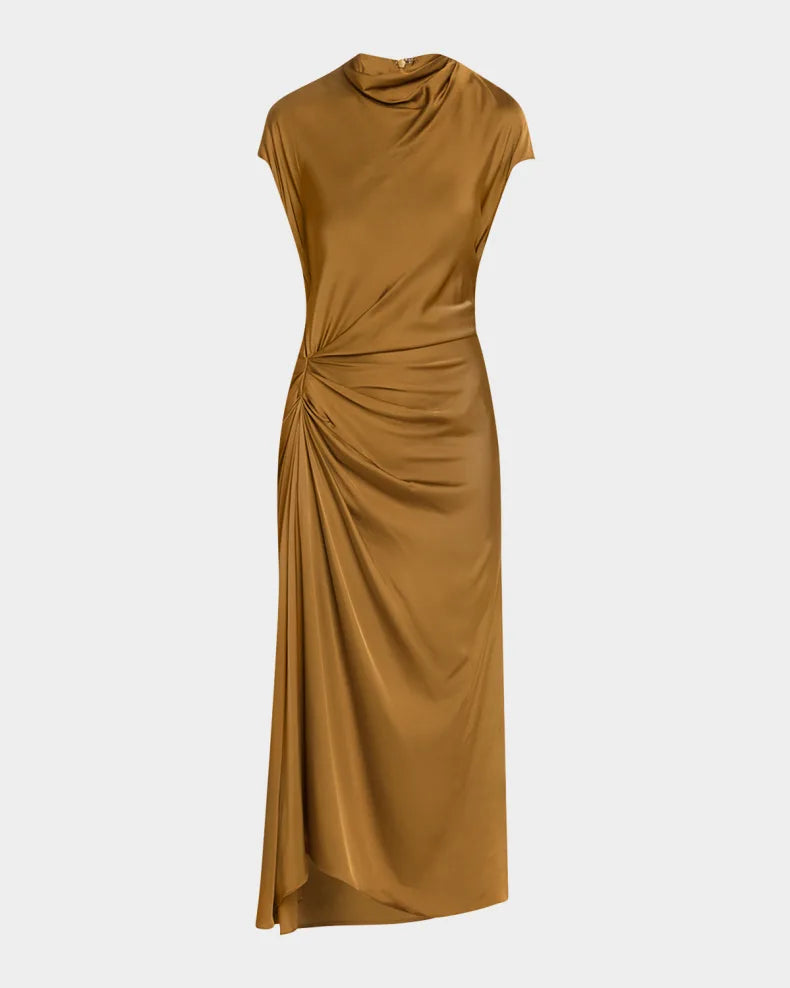 Alma Dress- Aged Bronze