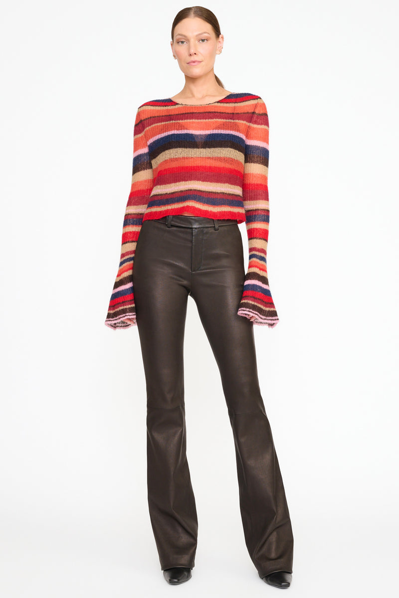 Parker Sweater- Autumn Stripe