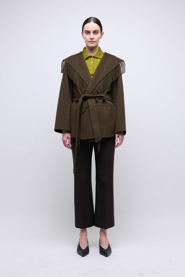 Rowen Fringe Jacket - Alligator