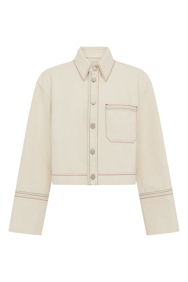 Norma Cropped Denim Jacket