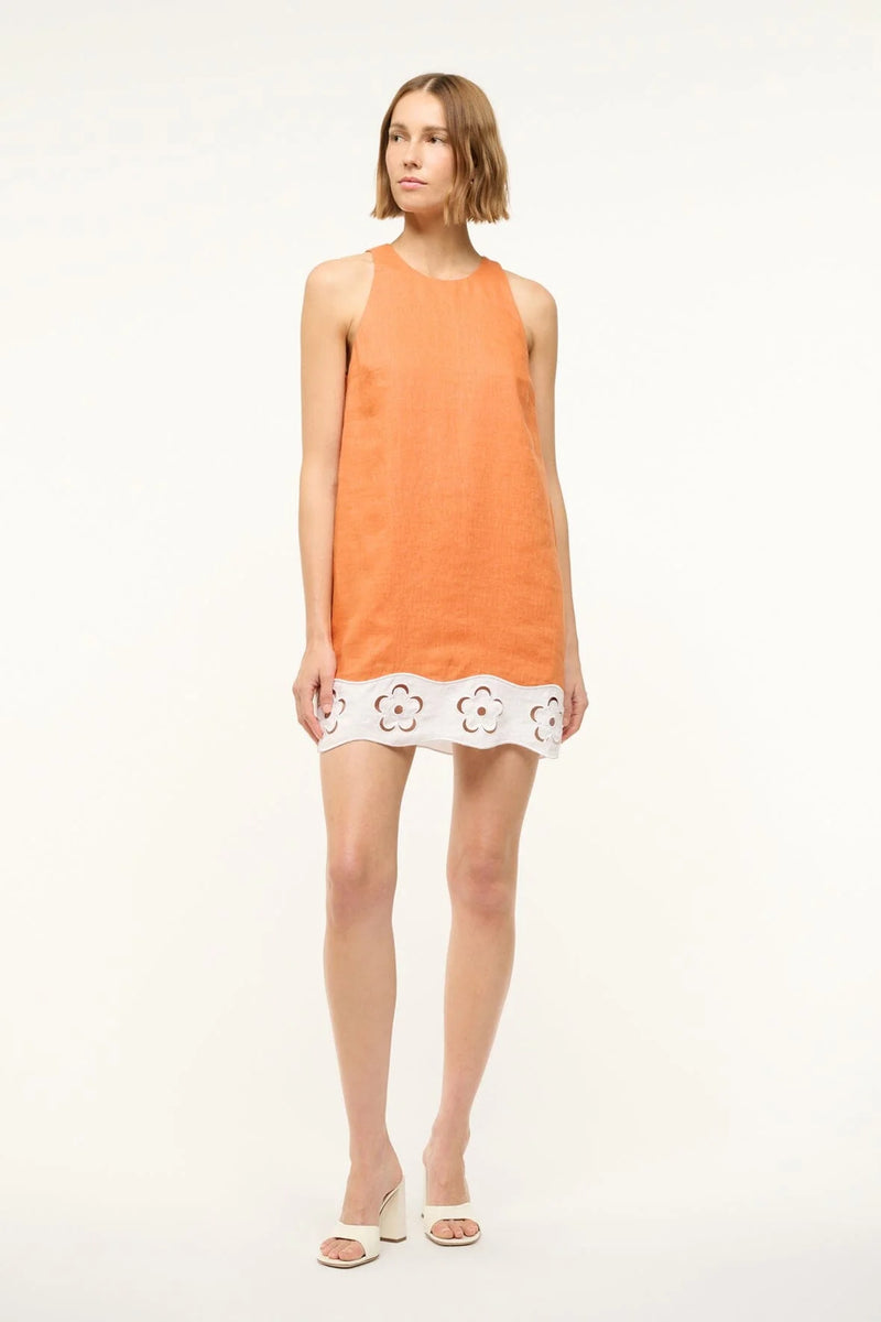 Mika Linen Dress - Apricot