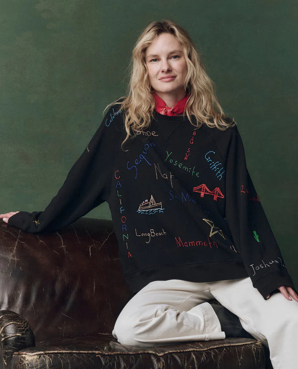 Slouch Sweatshirt - Almost Blk