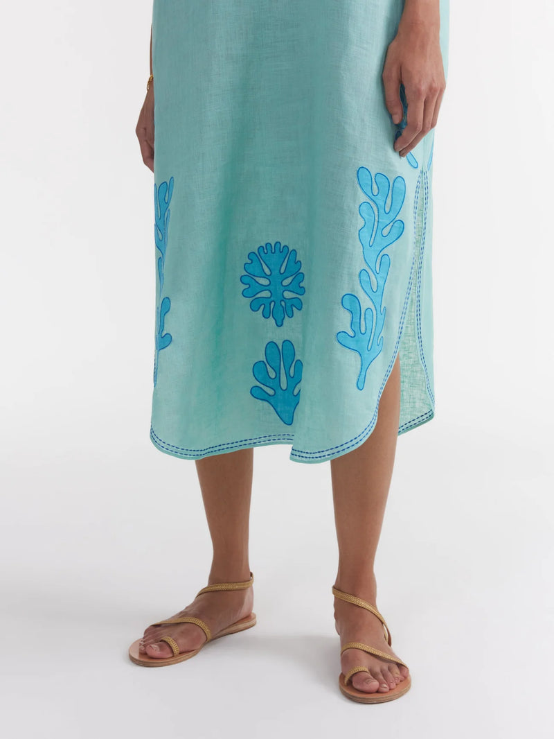 Aree Kaftan - Seafoam