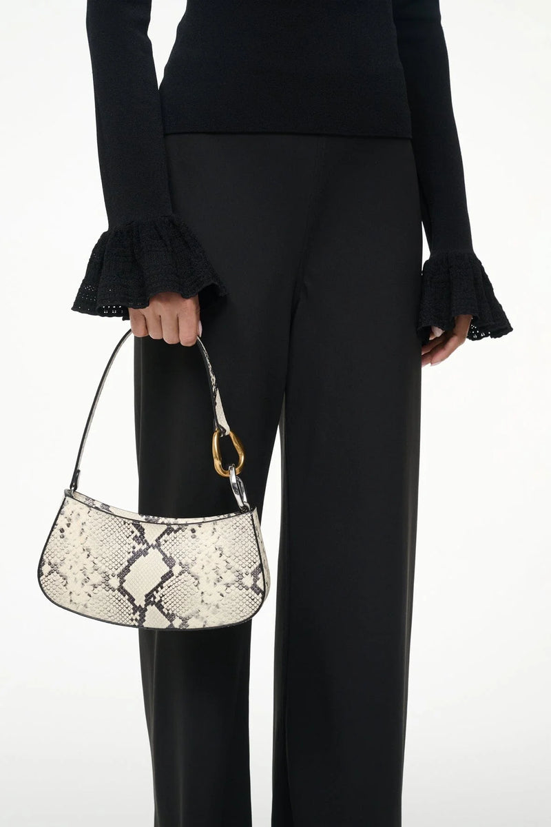 Ollie Bag - White Snake