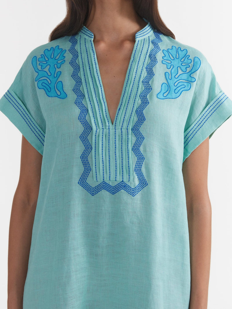 Aree Kaftan - Seafoam