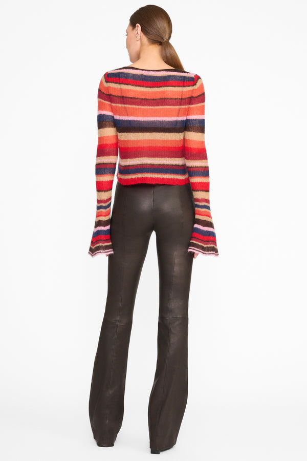 Parker Sweater- Autumn Stripe