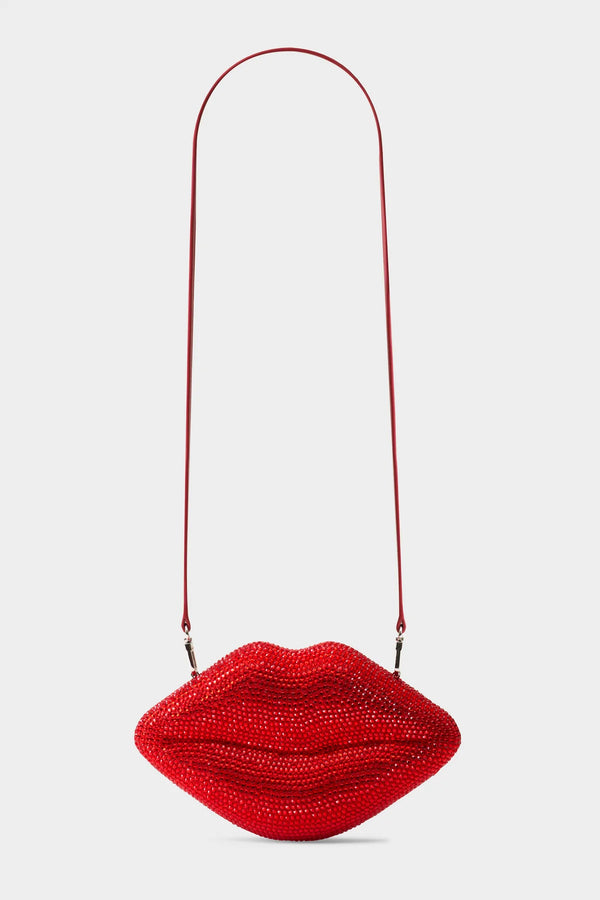 Lip Clutch - Crystal Red