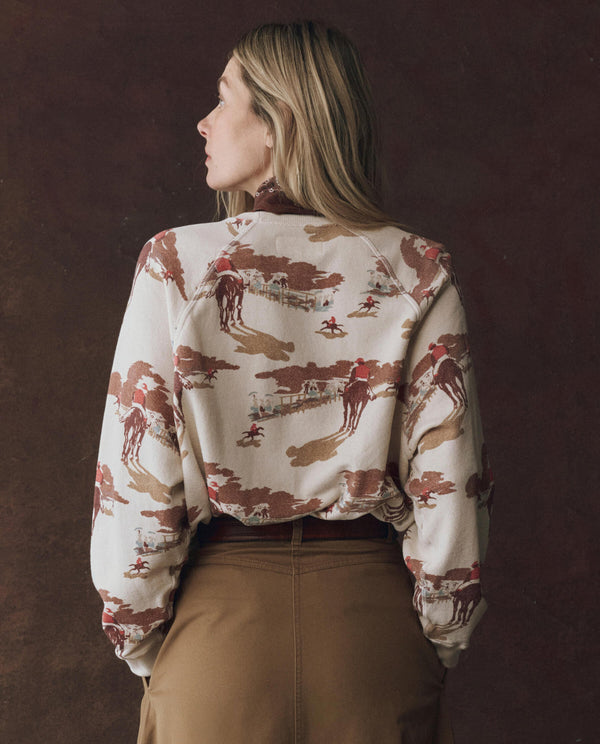 The Slouch Sweatshirt - Riding Horses