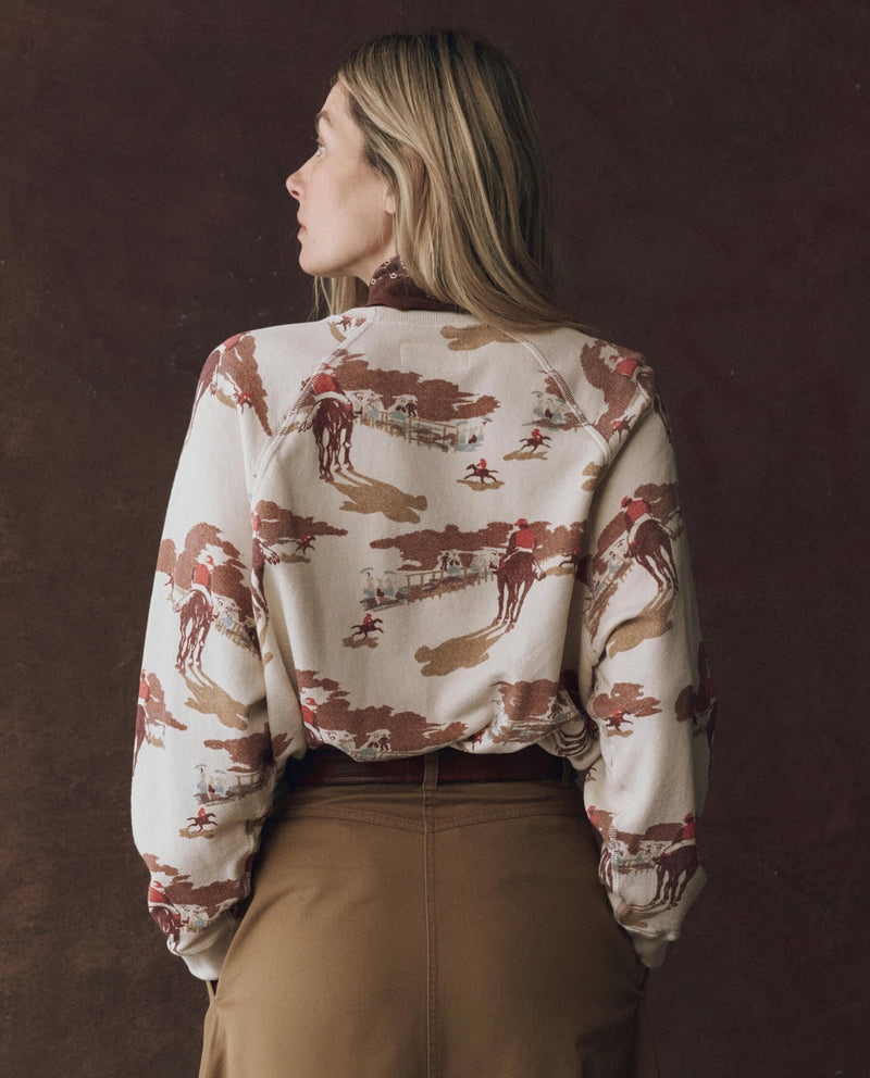The Slouch Sweatshirt - Riding Horses