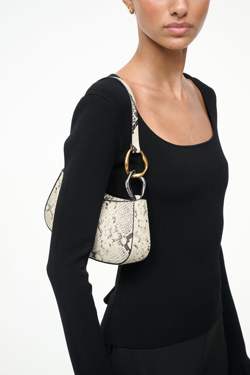 Ollie Bag - White Snake