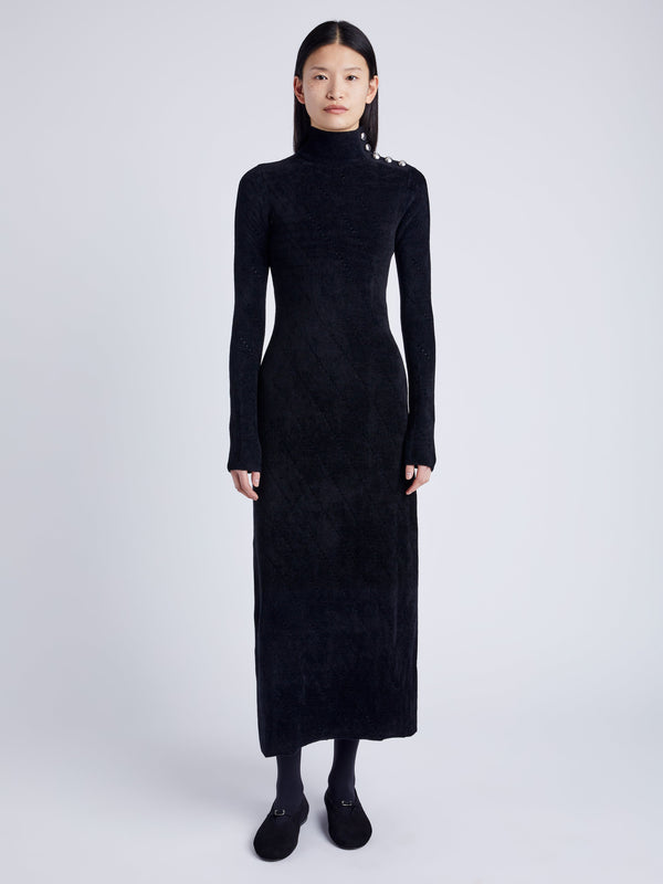 Jude Chenille Dress - Black