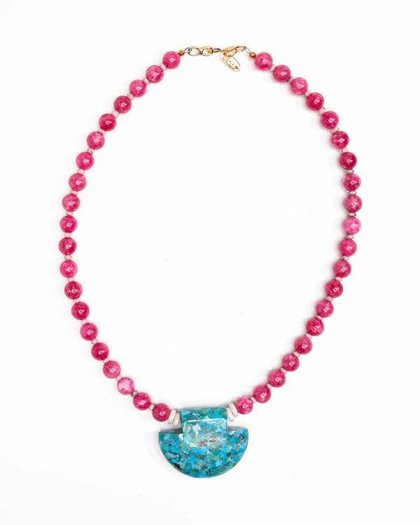 Turquoise Drop - Pink