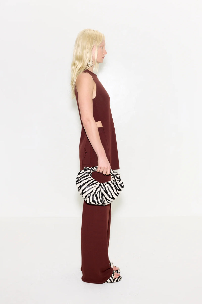 Canoga Knit Top - Choco Brown