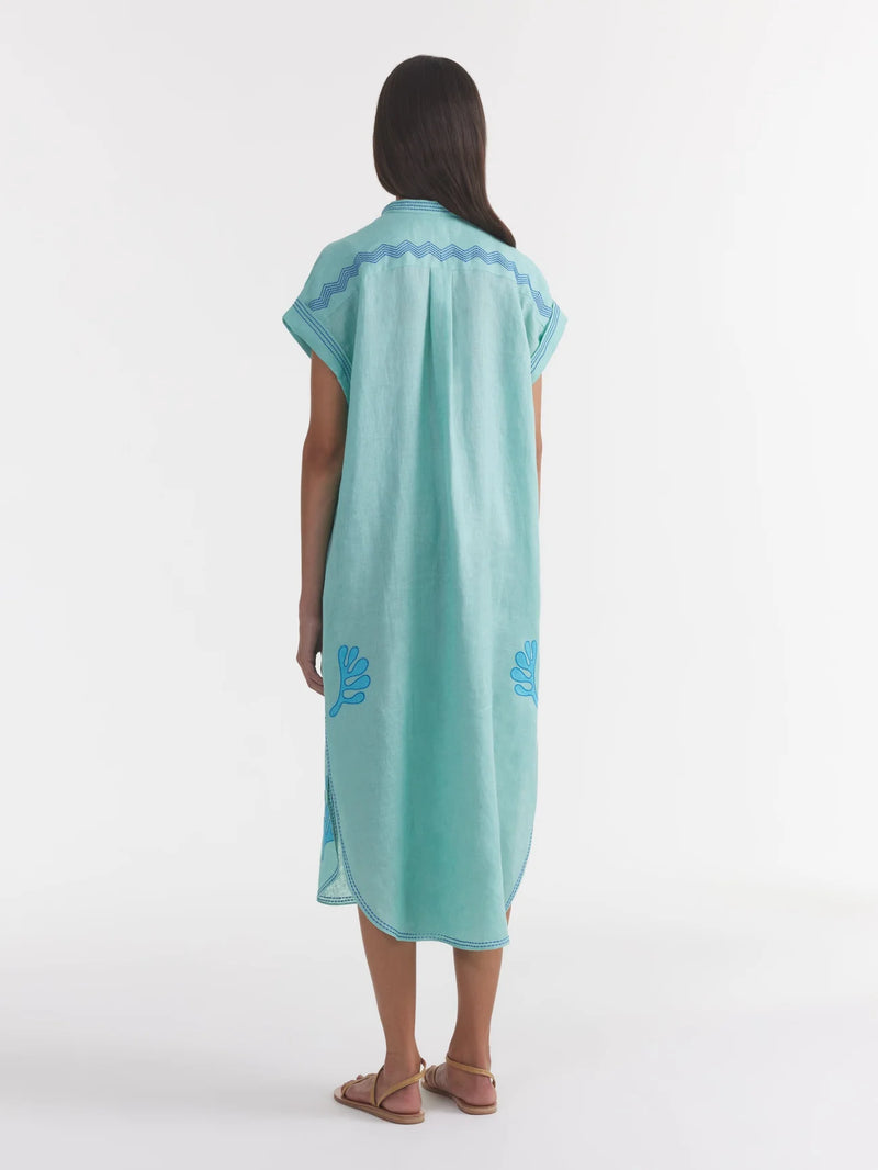 Aree Kaftan - Seafoam