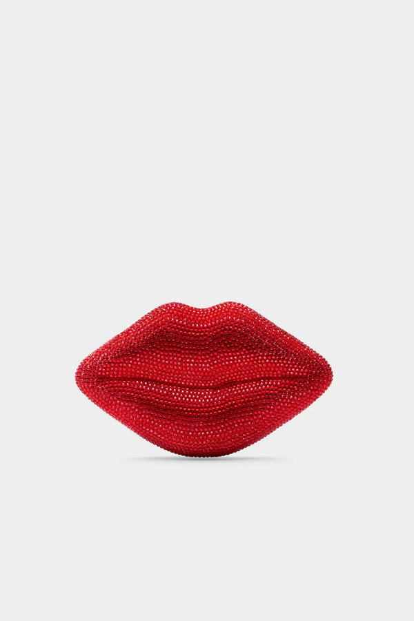 Lip Clutch - Crystal Red