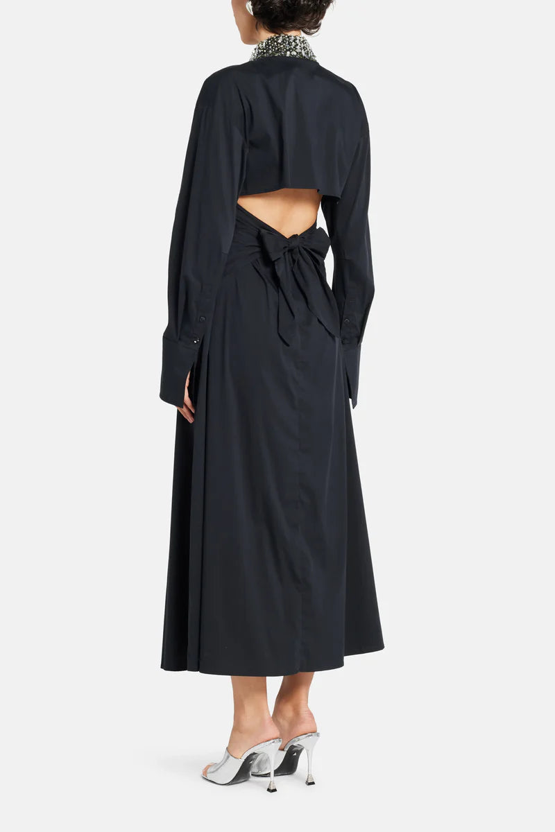 Loch Embellished Dress - Black
