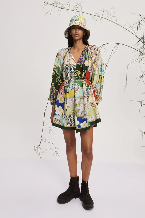 ワンピース ALEMAIS Women Mid Skirts 4365D MULTI GREEN ALÉMAIS – REQUISITE