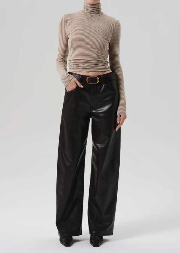 Ayla Baggy Recycled Leather - Coco