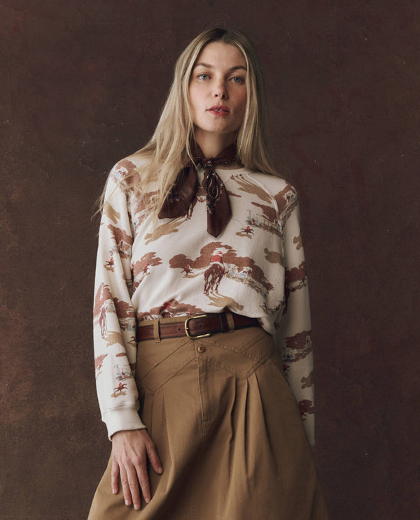 The Slouch Sweatshirt - Riding Horses