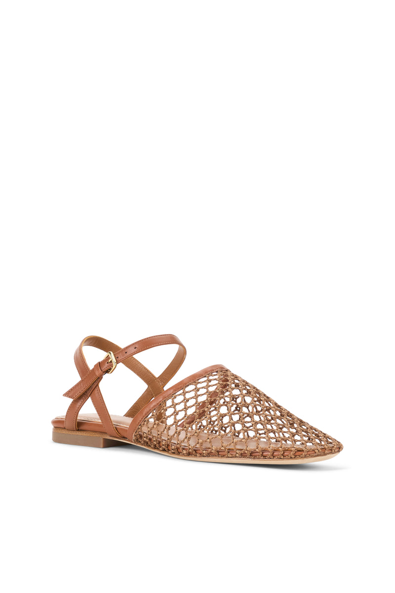 Rete Sandal- Tan Netting