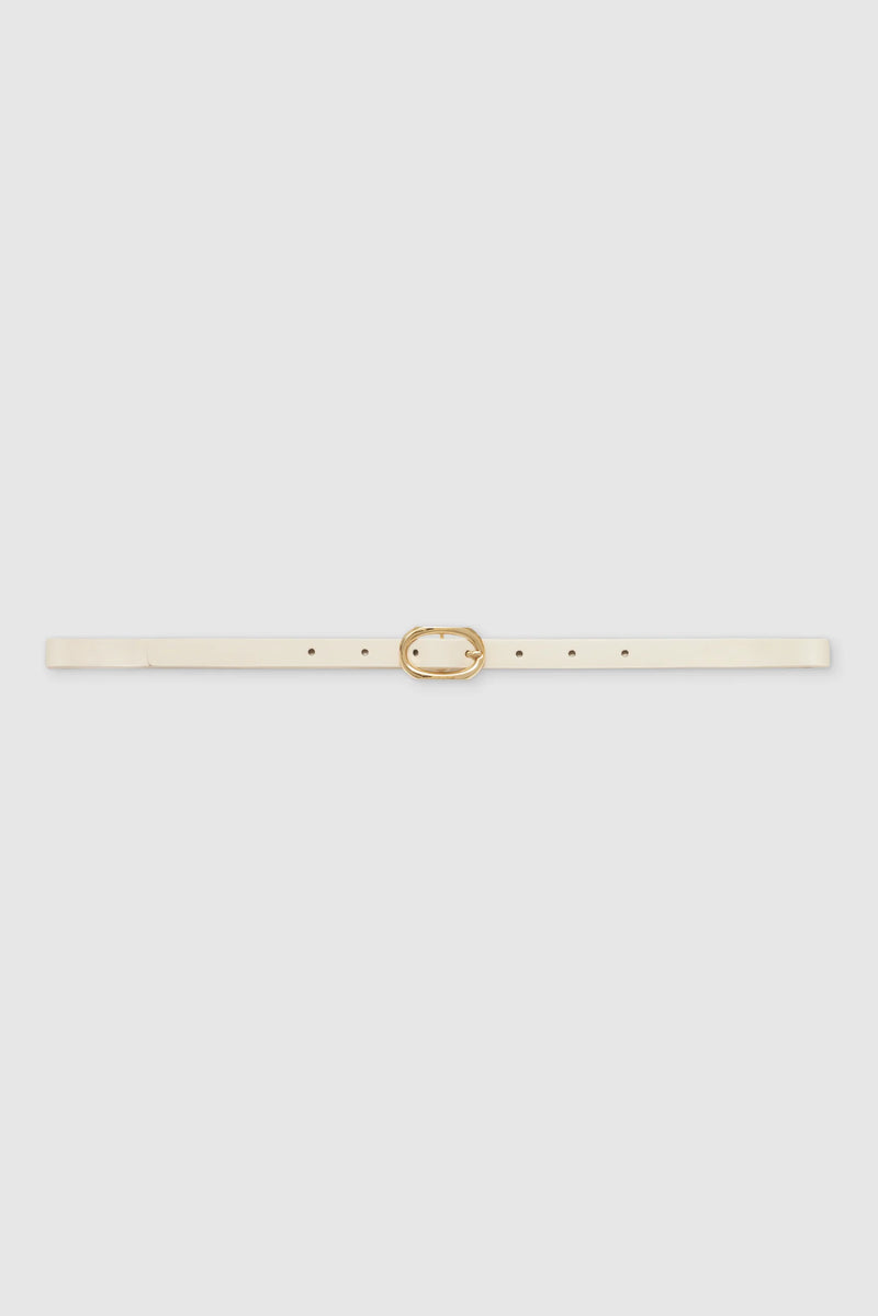 Mini Signature Link Belt - Ivory