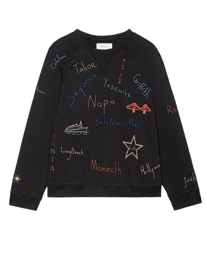 Slouch Sweatshirt - Almost Blk