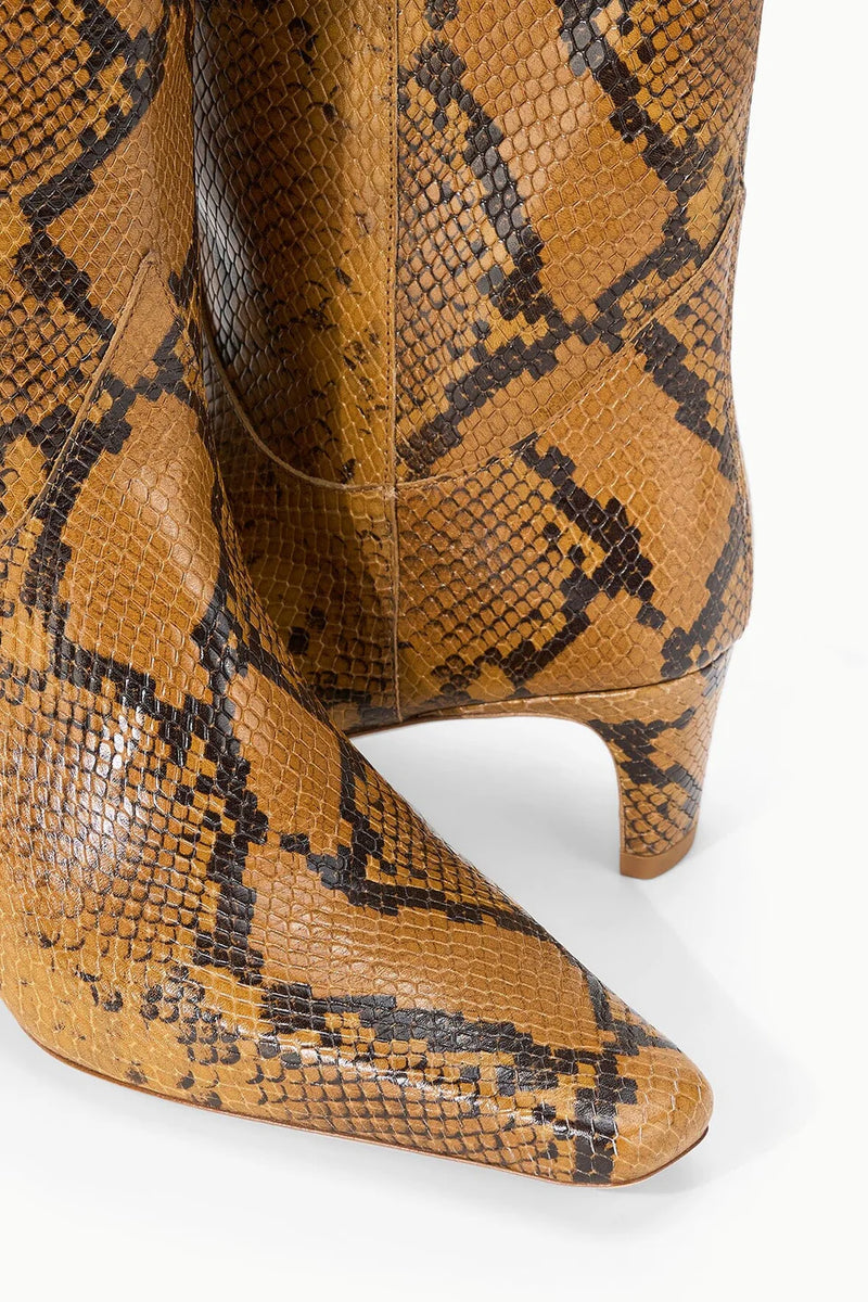 Western Wally Boot - Snake